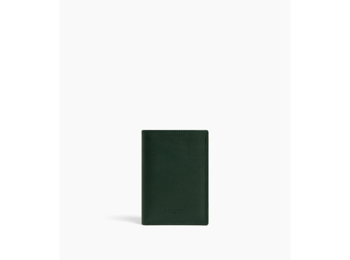 Porte cartes vertical Martin en cuir lisse