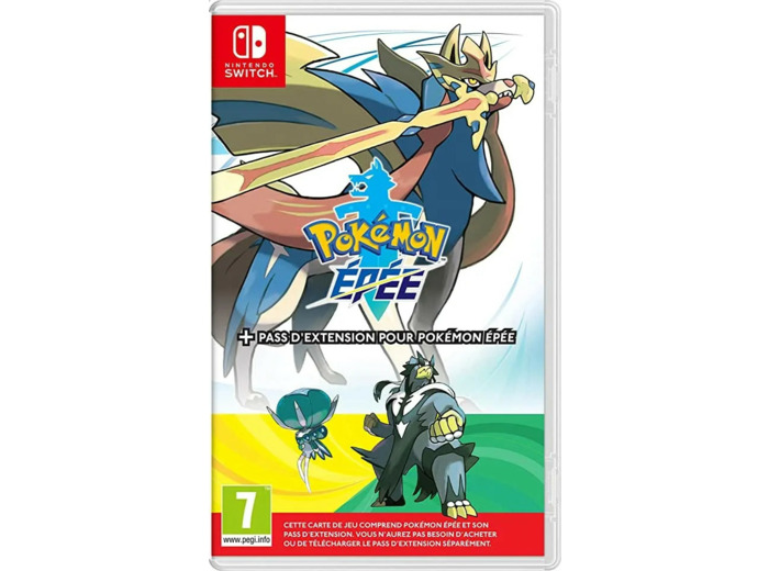 Jeu Switch Pokemon Epee avec  Pass Extension Pour Pokemon Epée