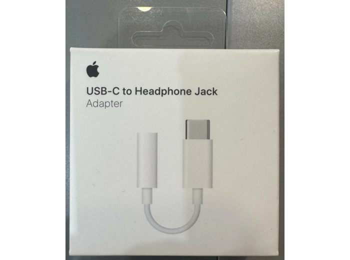 Apple USB - C to 3.5 mm Headphone Jack Adapter - USB - C vers adaptateur de prise casque - 24 pin USB - C mâle pour mini - phone stereo 3.5 mm femelle