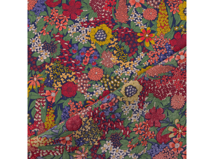 Liberty Of London - Tissu Ciara Rouge Foncé