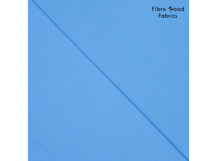 Fibre Mood - Tissu Popeline de Coton Lavé "Nanaka" Uni Couleur Bleu Aqua