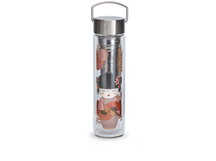 EIGENART Théière nomade en verre 35Cl double paroi New Little Geisha + filtre