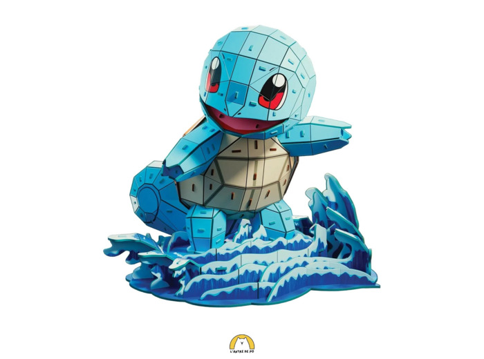 4D Build Pokémon - Carapuce