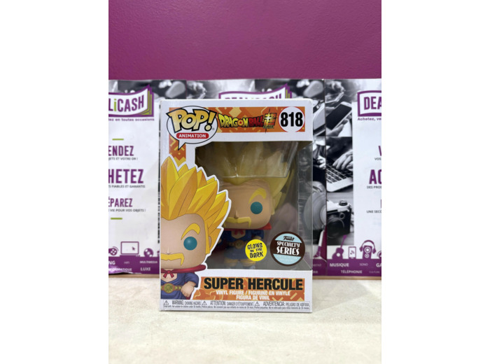 Figurine Funko! Pop - Dragon Ball Super n°818 - Super Hercule (Glows in the dark) -  FU48280