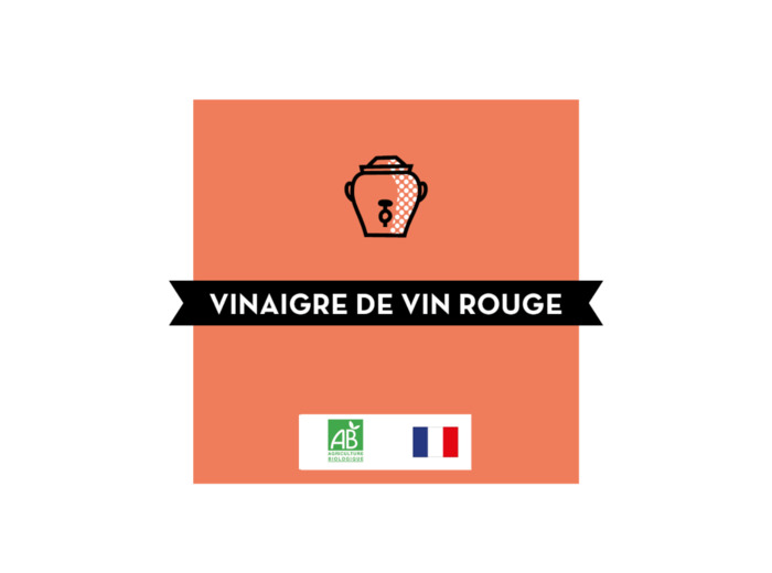 Vinaigre de vin rouge 6% - 100g