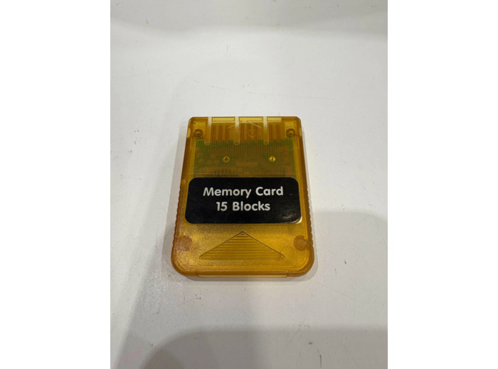 Carte mémoire 1 Mb (15 blocs) pour Sony Playstation 1 (PSX), PSOne, compatible PS2