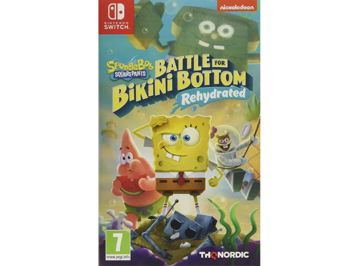 Jeu Switch Spongebob Squarepants Battle For Bikini Bottom Rehydrated