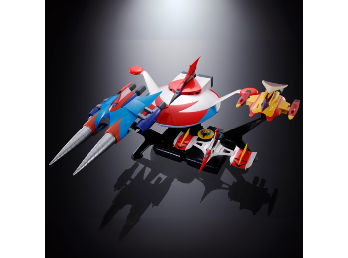 Goldorak / Figurines Gx-76x3 Grendizer Spazer Full Set Soul of Chogokin Bandai