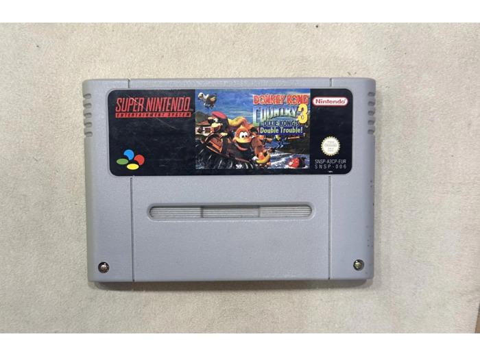 Jeu Snes Donkey Kong Country 3 Diddy's Kong Double trouble