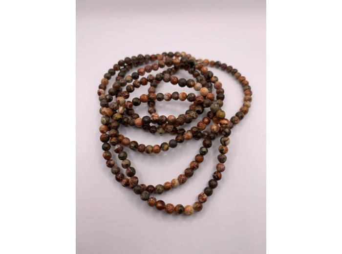 Bracelet jaspe léopard