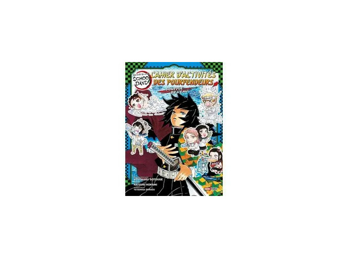 Livre Demon Slayer School Days - Cahier d'activités des Pourfendeurs : Souffle de l'eau
