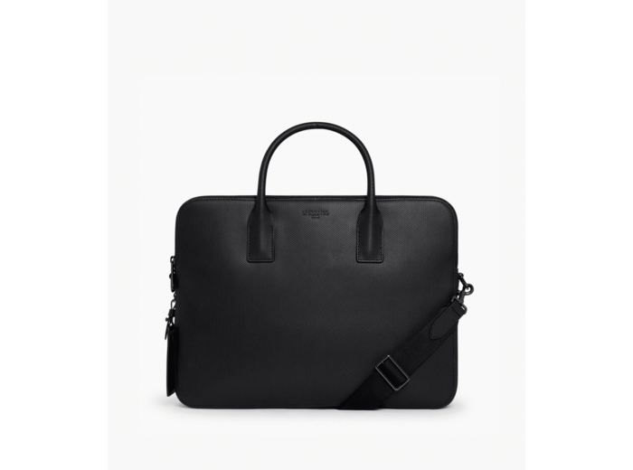 Porte document slim 15" Emile en cuir signature T