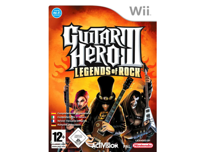 Jeu Wii Guitar Hero Iii: Legends Of Rock Guitare