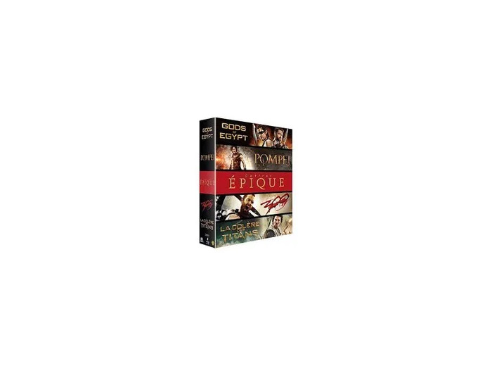 Blu-Ray Coffret épique : Pompéi + Gods of Egypt + La Colère des titans + 300 : la naissance d'un empire - Pack - Blu - ray