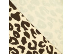 Sélection Coup de Coudre - Tissu Jersey Sweat de Coton Gratté Imprimé Léopard