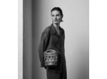 Petit sac seau Le Potier en toile coton et cuir lisse