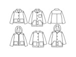 Ikatee – Patron Enfant Parka / Manteau "Sam" de 6 mois à 4 ans