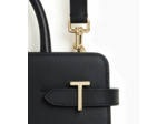 Sac à main moyen modèle Emilie en cuir signature T