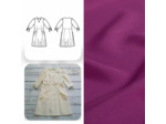 Christine Charles – Kit Couture Robe Eleanora Uni Couleur Magenta