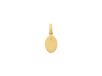 Médaille Arthus Bertrand Ma Mini Médaille Fer à Cheval en or jaune et laque émeraude, 10 mm