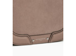 Sac bandoulière moyen modèle Ella en cuir grainé et nubuck