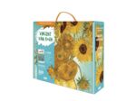 La malette de l'art - Vincent Van Gogh, vase avec douze tournesols: Livre sur la vie et les oeuvres du grans maître de la couleur et puzzle 6 ans