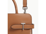 Sac à main moyen modèle Emie en cuir lisse et nubuck