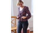 Lise Tailor - Tissu Popeline de Viscose Imprimé "Pashmina Hiver"