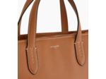 Porte documents 1 soufflet 15" Sophie en cuir grainé
