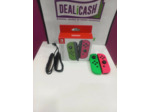 Paire de Manettes Joy Con Gauche Vert Néon Et Droite Rose