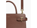 Sac à main moyen modèle Emilie en cuir grainé