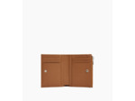 Portefeuille moyen modèle zippé Charles en cuir grainé