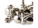 Prym - Boite 8 Rivets Tubulaires Coloris Argent avec Outil de Perçage (9 mm)