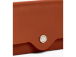 Porte monnaie Sans couture en cuir lisse