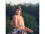 See You at Six - Tissu Jersey Bord-Cotes Uni Couleur Brun Cuivre