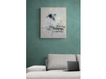 Tableau - Acrylique sur toile - Abstraction Calligraphique - 54x65 cm