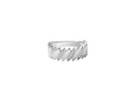 Bague Murat Minuit en argent rhodié et oxyde de zirconium