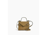 Petit sac à main double rabat Emilie en cuir signature T