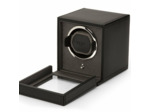 Remontoir pour montre automatique Wolf 1834 en cuir vegan  noir