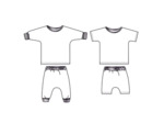 Ikatee – Patron Enfant Ensemble Maille "Cordoba" de 1 mois à 4 ans