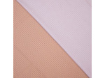 Fibre Mood - Tissu Popeline de Coton Imprimé Petites Etoiles sur le Fond Abricot