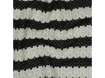 Sélection Coup de coudre – Tissu Maille Jacquard à Rayures Blanches et Noires avec Luréx