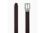 Ceinture homme classique avec boucle carrée en cuir lisse