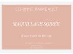Carte cadeau maquillage soirée