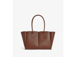 Grand sac cabas Elena en cuir grainé