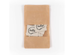 Ikatee – Lot 5 Étiquettes Tissées "Hello"