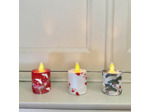 Petite bougie Led papier japonais