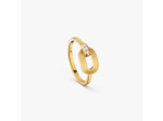 Bague Arthus Bertrand Ruban en or jaune polie et diamants T54