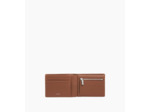 Portefeuille zippé horizontal Emile en cuir grainé