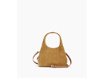 Petit sac à main Juliette en cuir refente de velours